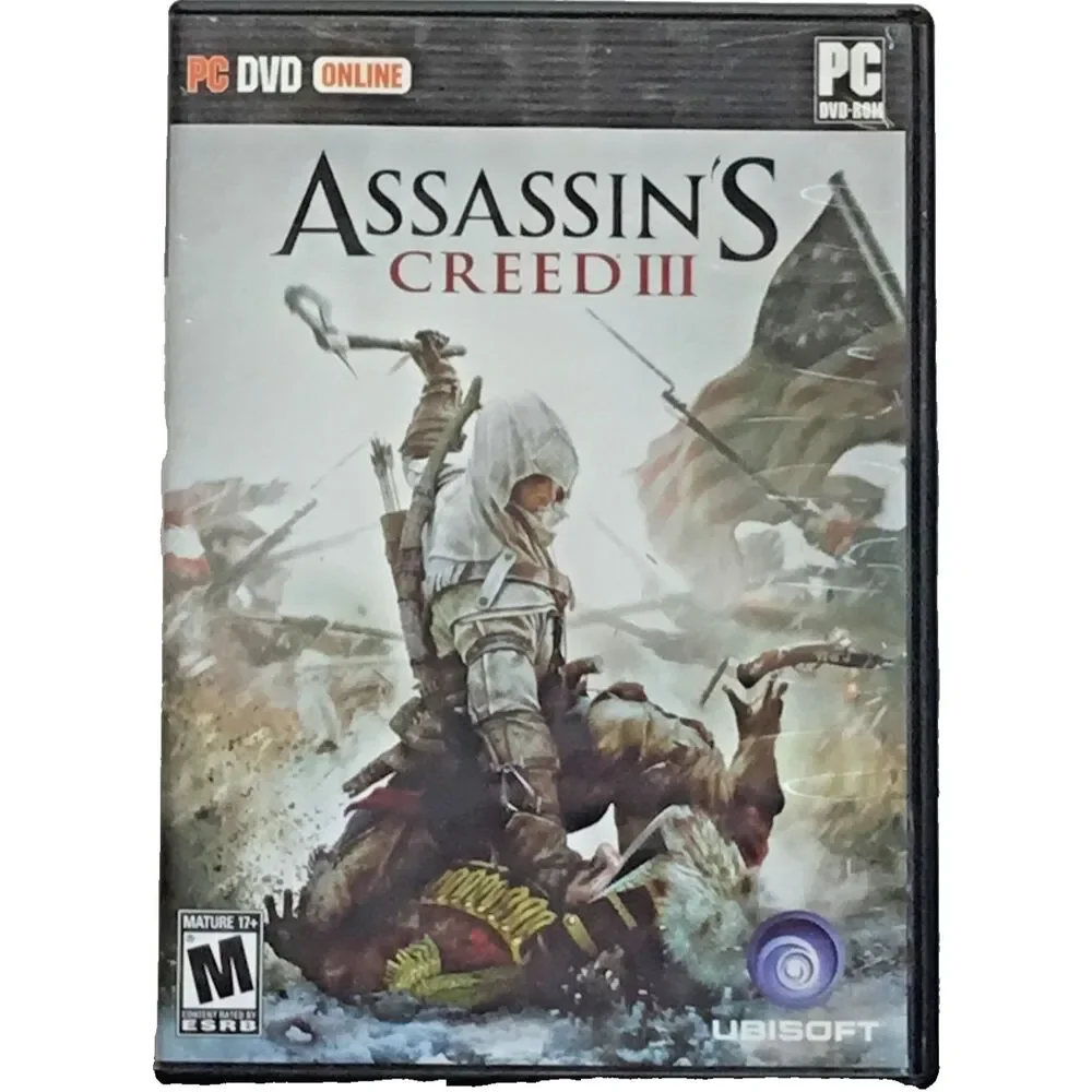 Assassin's Creed III 3 PC Game Windows DVD-ROM Complete CIB Ubisoft